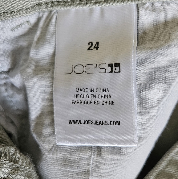 Joe's Jeans high-rise wide leg crop jeans women's size 24 - Picture 10 of 10